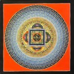 Om Mandala Mantra Thangka Painting