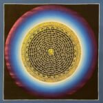 Om Rainbow Mantra Thangka Painting