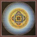 Hum Mantra Mandala Thangka Painting