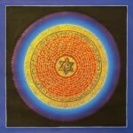 Om Mantra Mandala Thangka Painting