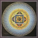 Om Mantra Mandala Thangka Painting