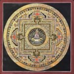 Buddhist Stupa Mandala Thangka Painting
