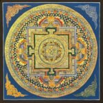 Double Vajra Om Mandala Thangka Painting