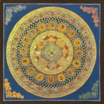 Om Auspicious Mandala Thangka Painting