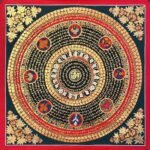Om Mantra Mandala Thangka Painting