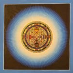 Lotus Kalachakra Mandala Thangka Painting