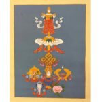 Eight Auspicious Symbols Thangka