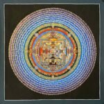 Rainbow  Mantra  Kalachakra Mandala Thangka