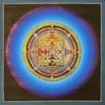 Lotus Kalachakra Mandala Thangka