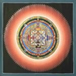Lotus Kalachakra Mandala Thangka