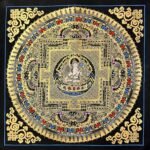 White Tara Mandala Thangka
