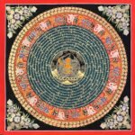 Manjushree Mantra Mandala Thangka