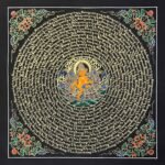 Dzambala Mantra Mandala Thangka Painting