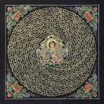 Guru Rainpoche Mantra Mandala Thangka