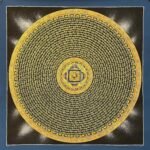 Om Mantra Mandala Thangka Painting