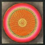 Om Rainbow Mantra Mandala Thangka