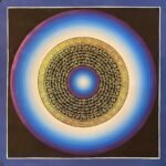 Double Raibow Meditation Mantra Mandala Thangka