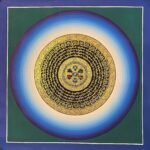 Om Rainbow Mantra Mandala Thangka