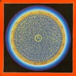 Rainbow Mantra Mandala thangka