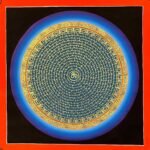 Rainbow Mantra Mandala Thangka