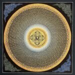 Om Mantra Mandala Thangka Painting