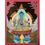 Healing Buddha Thangka Painting