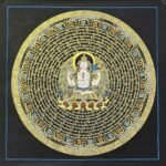 Chenrezig Mantra Mandala Thangka Painting