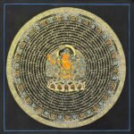 Manjushree Mantra Mandala Thangka Painting