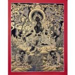 Green Tara Thangka Painting