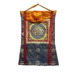 Silk Mounted Brocade Kalachakra Mandala Thangka