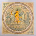 Manjushree Mantra Mandala Thangka Painting
