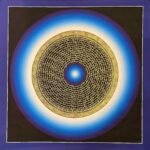 Double Raibow Meditation Mantra Mandala Thangka