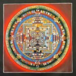 24K Gold Kalachakra Mandala Thangka Painting