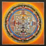 24K Gold Kalachakra Mandala Thangka Painting
