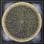 Gayatri Mantra Mandala Thangka Painting From Nepal
