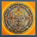24K Gold High Quality Kalachakra Mandala