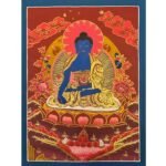 Medicine ,Healing Buddha Thangka Painting