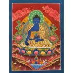 Healing Buddha Thangka Painting