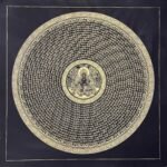 Zambala Mantra Mandala Thangka Painting