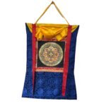 Silk Mounted Brocade Auspicious Mandala  Thangka Painting