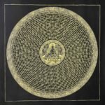 White Tara Mantra Mandala Thangka Painting